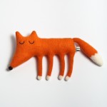 Monty the Fox Lambswool Plush - Sara Carr